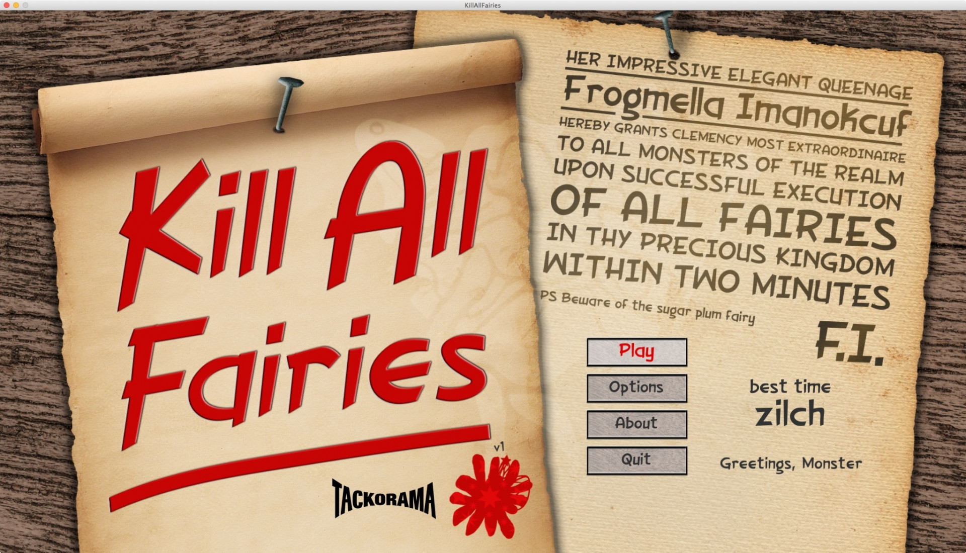 Kill All Fairies (itch) - кадр 1