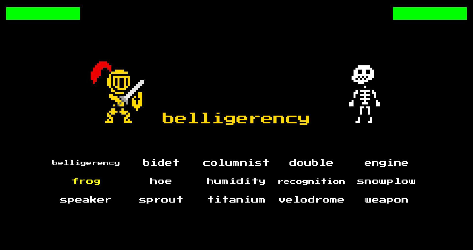 Super Word Knight: Searching for Courage (itch) - кадр 2
