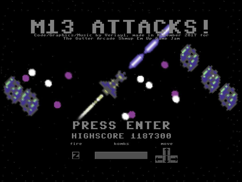 M13 attacks! (itch) - кадр 1