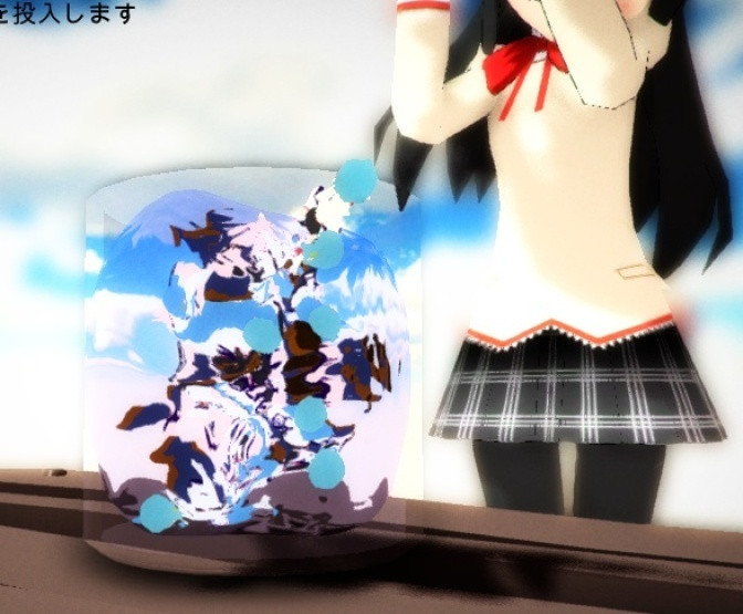 Sayaka in the water (itch) - кадр 1