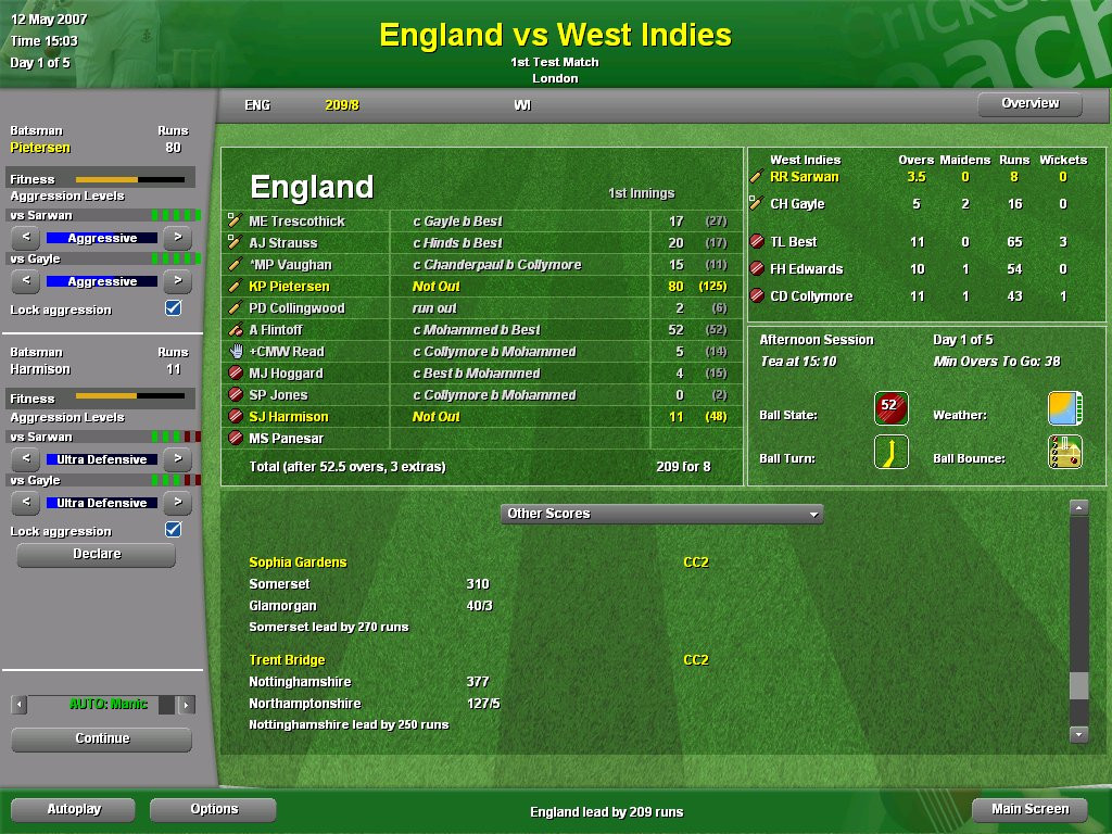 Cricket Coach 2007 - кадр 13
