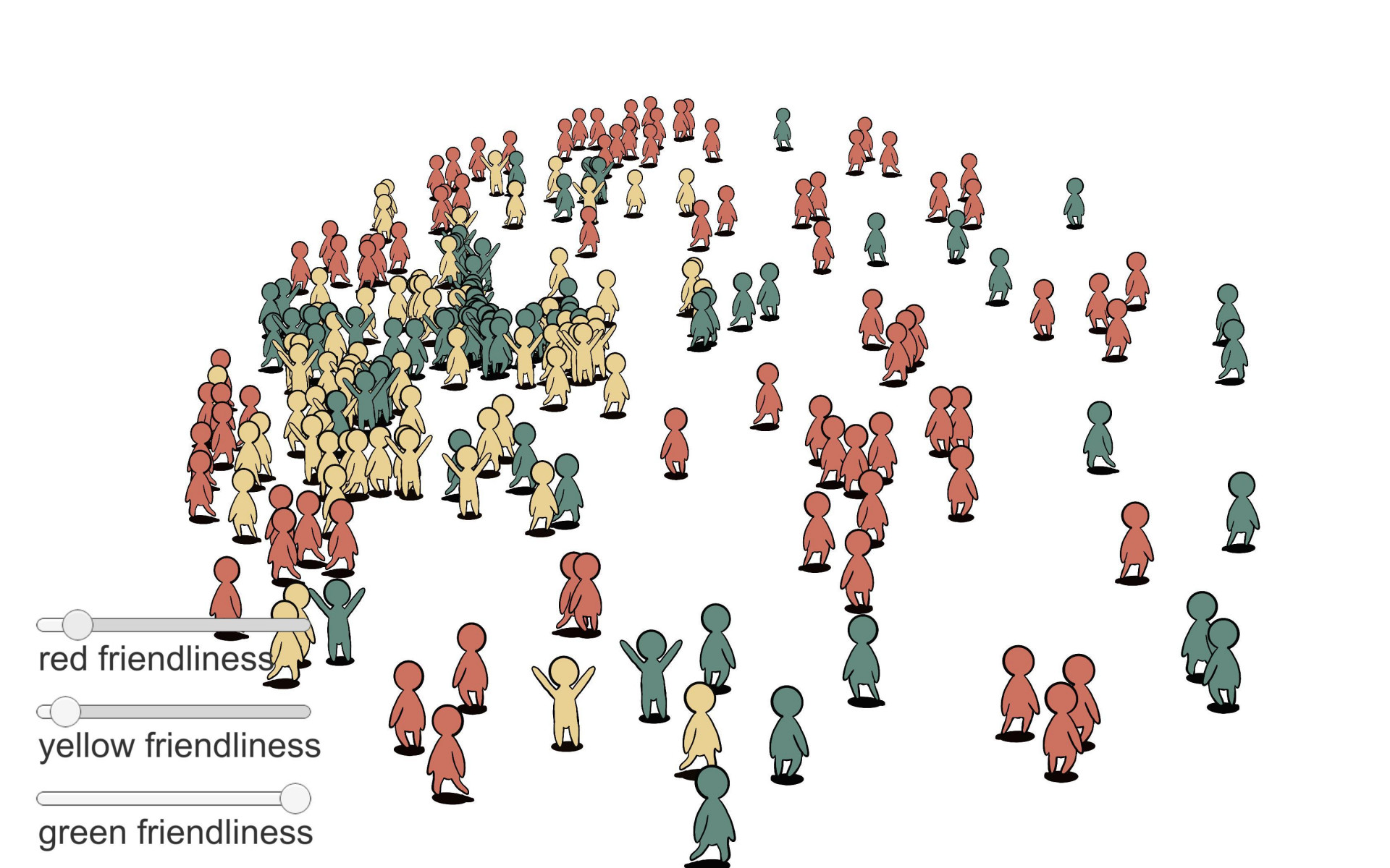 Colourful Friend Crowd! (itch) - кадр 1
