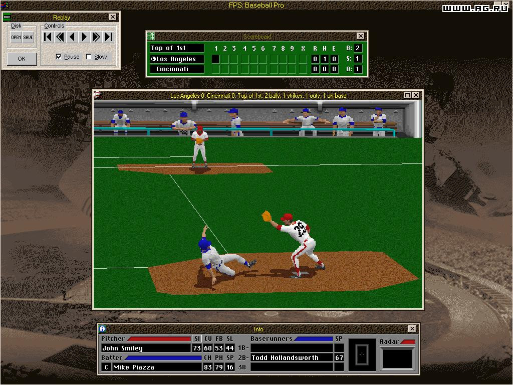 Front Page Sports: Baseball Pro '98 - кадр 7