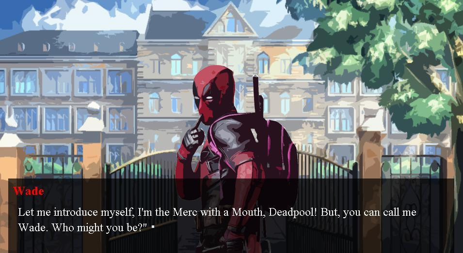 Deadpool Dating Simulator (itch) - кадр 2