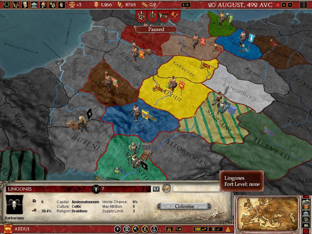 Europa Universalis: Rome - Gold Edition - кадр 8