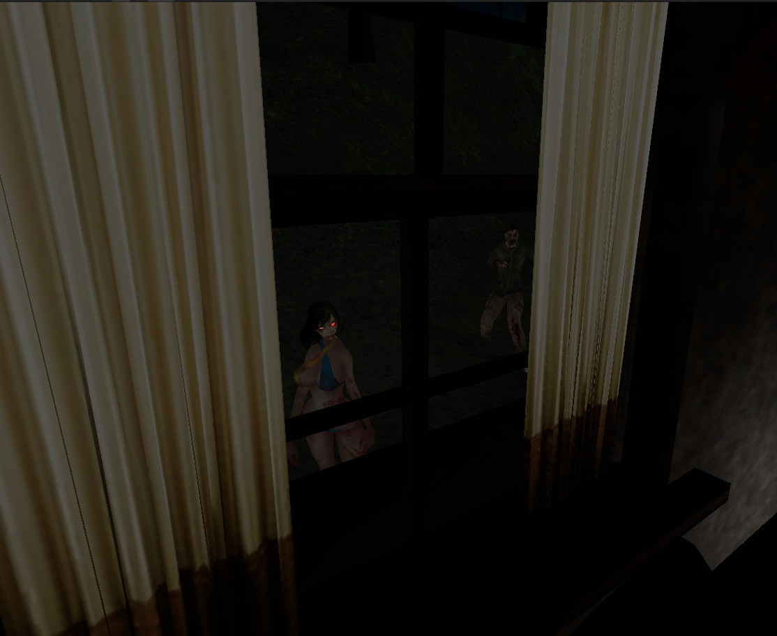 The beauties&zombies of beach for VR - кадр 6