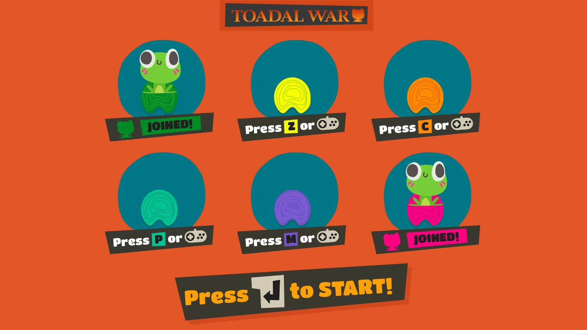 Toadal War: Top of the Hops (itch) - кадр 1