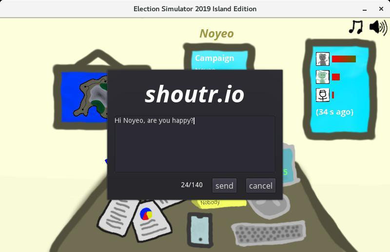 Election Simulator 2019 Island Edition (itch) - кадр 2