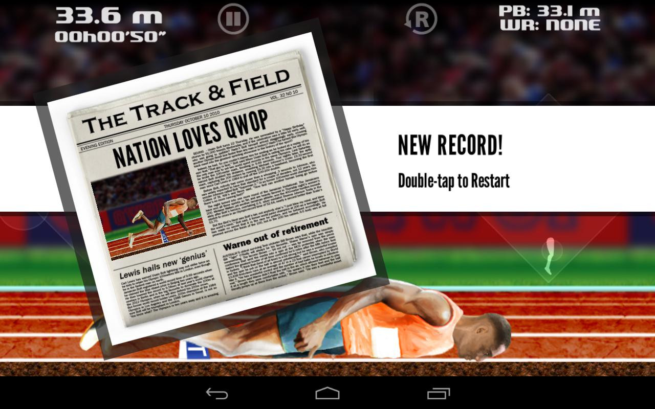 QWOP mobile - кадр 9