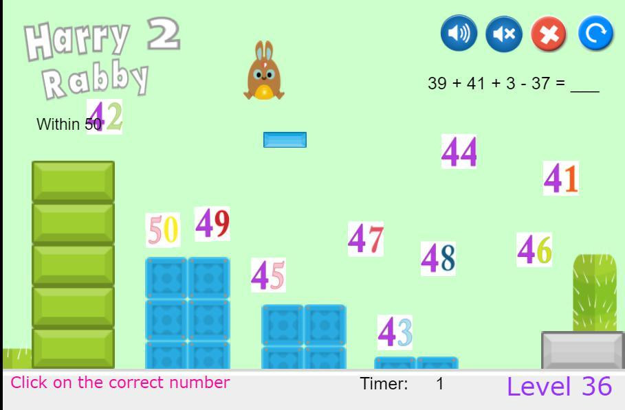 HarryRabby Elementary Math - Adding and Subtracting Four Numbers (itch) - кадр 3