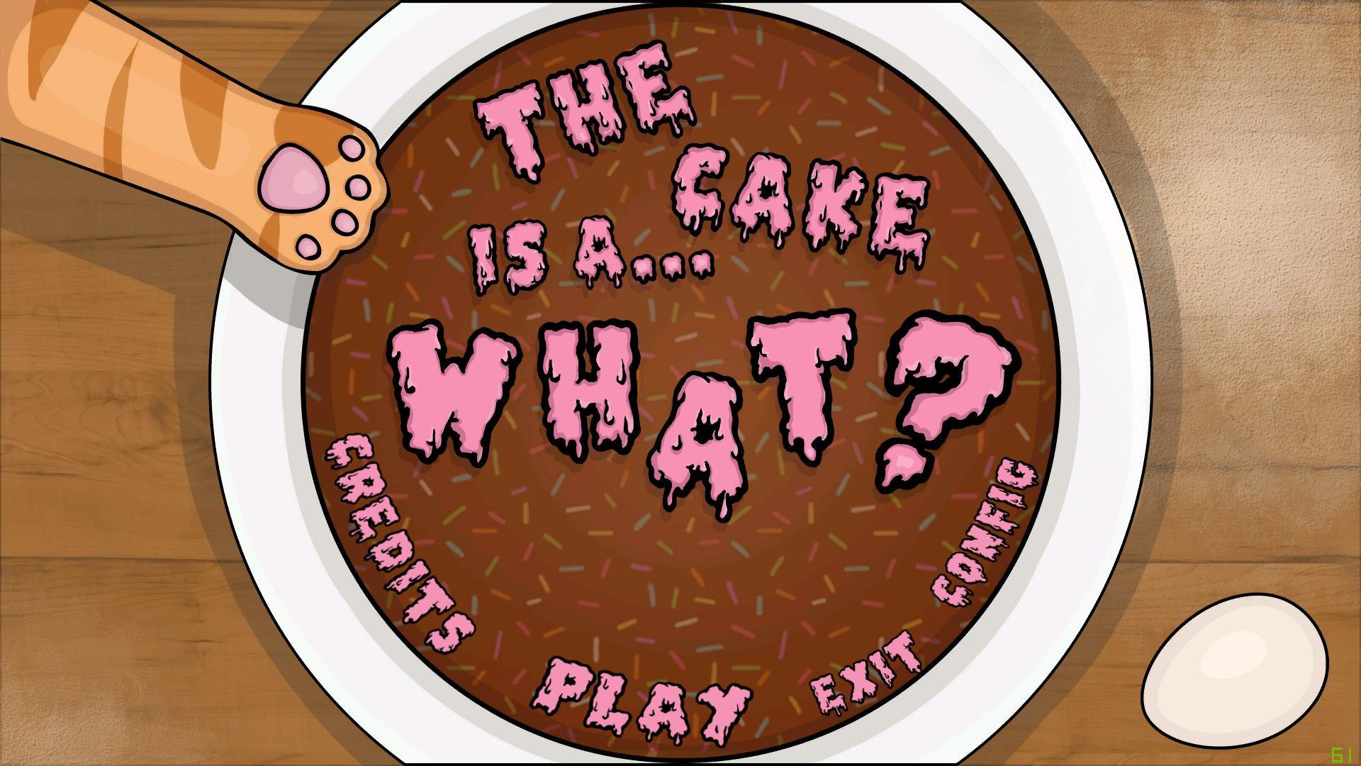 The Cake is a... What? (itch) - кадр 1