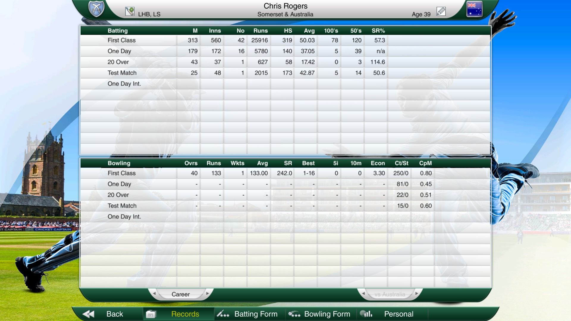 Cricket Captain 2016 - кадр 5