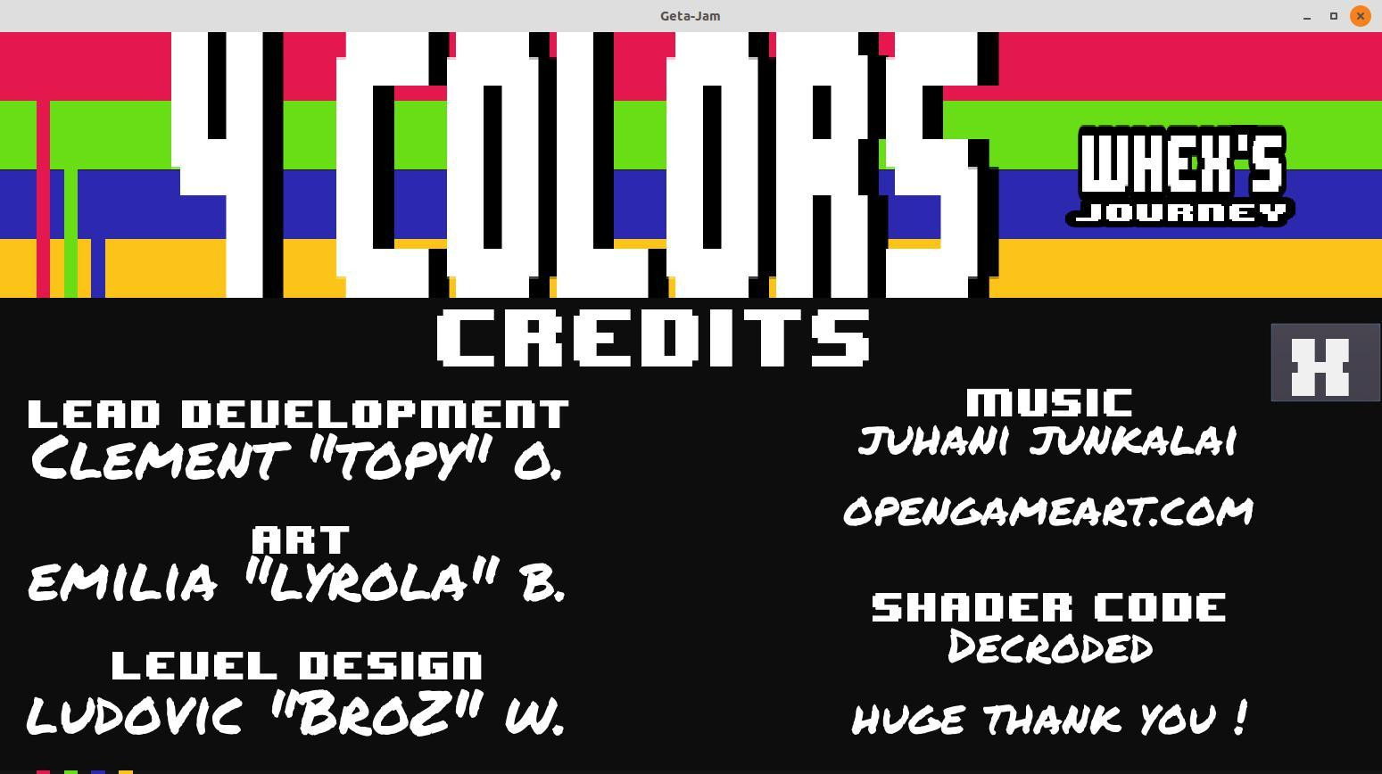 4-Colors: Whex's Journey (itch) - кадр 1