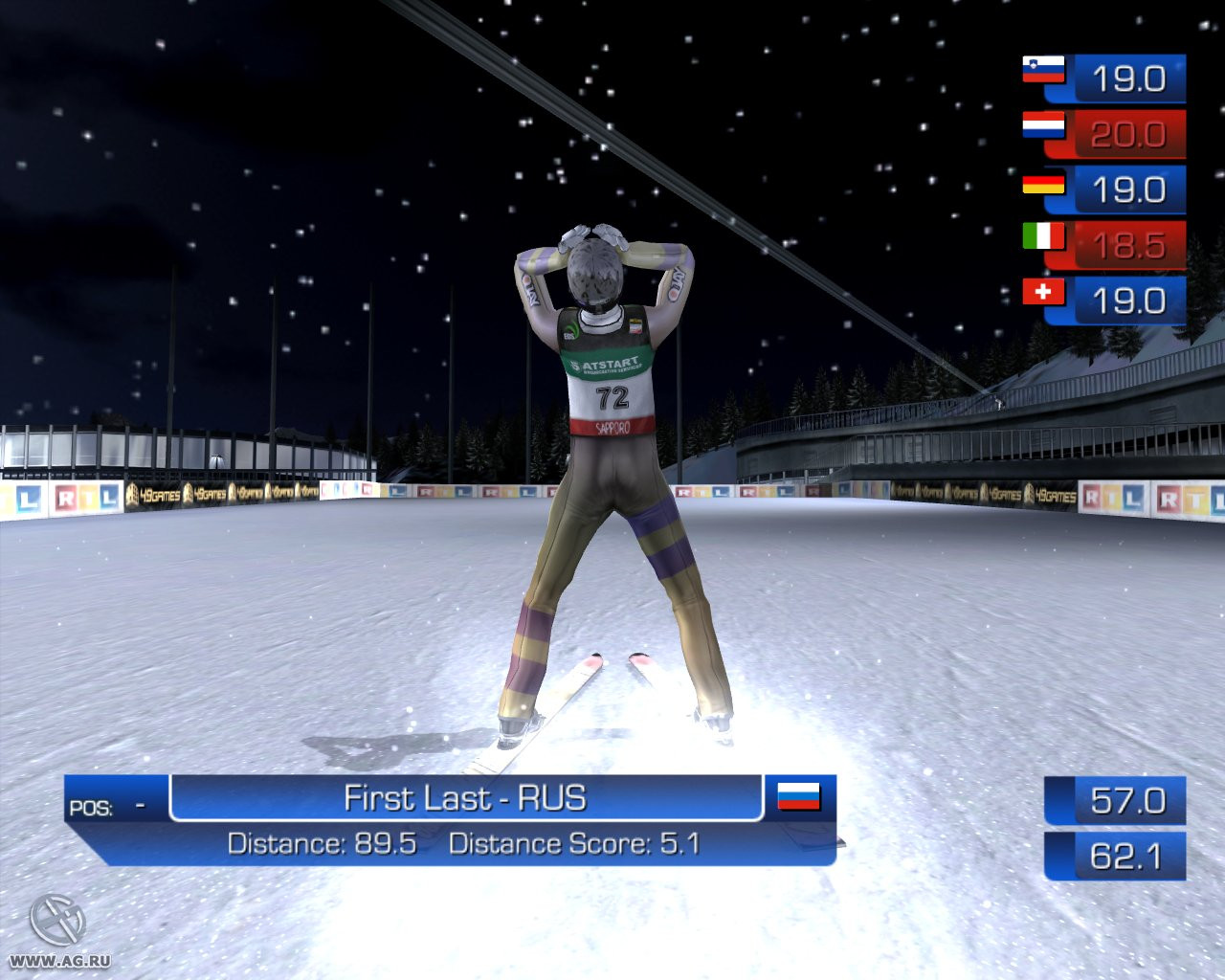RTL Ski Jumping 2007 - кадр 10