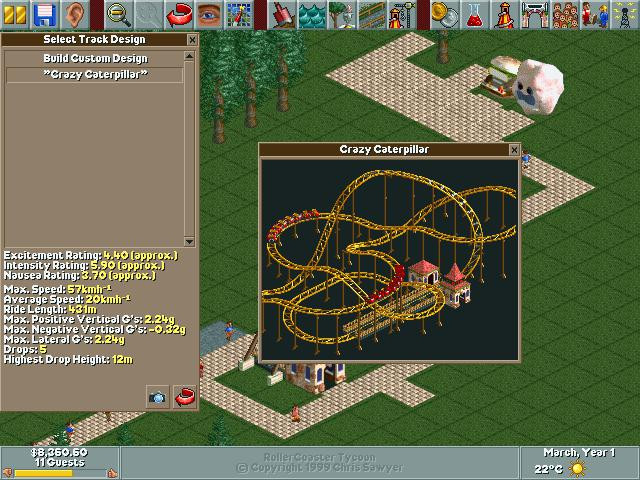 RollerCoaster Tycoon - кадр 5