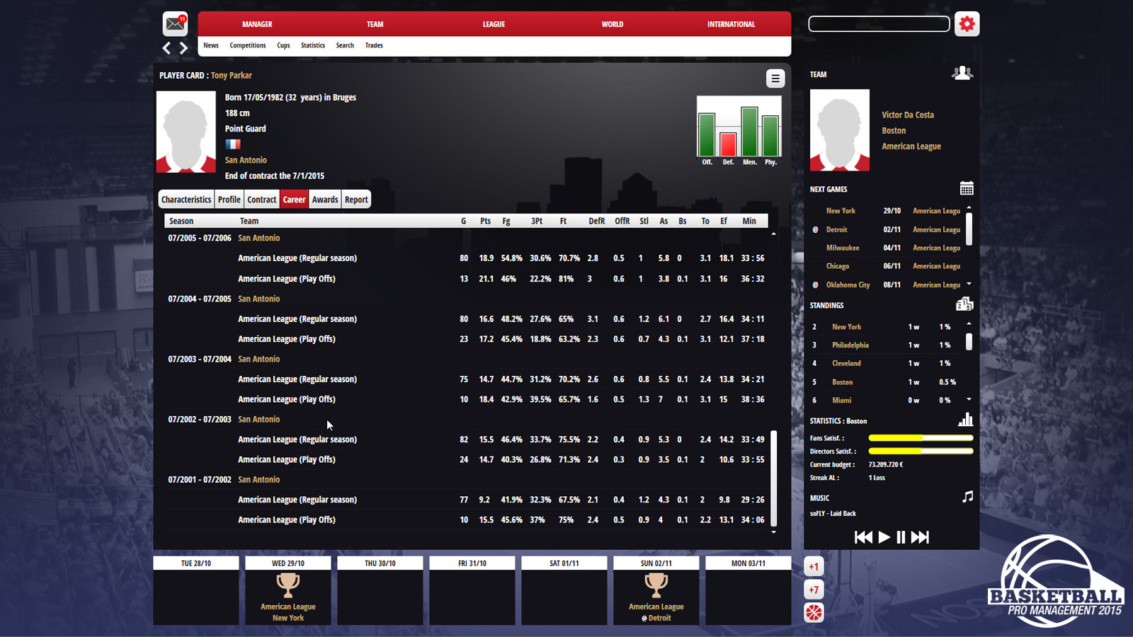 Basketball Pro Management 2015 - кадр 6