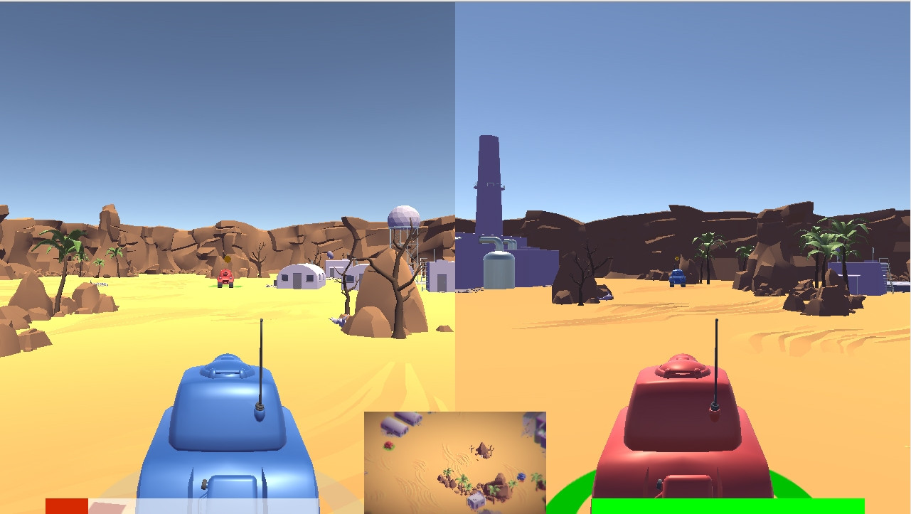 2-Player Tanks (itch) - кадр 1