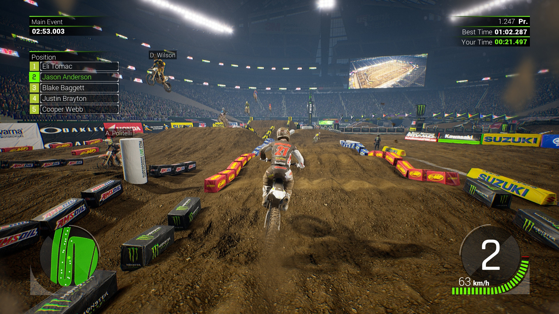 Monster Energy Supercross - The Official Videogame 2 - кадр 2