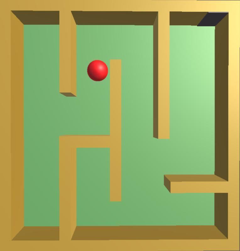 Red Ball in Labyrinth 3D (itch) - кадр 2