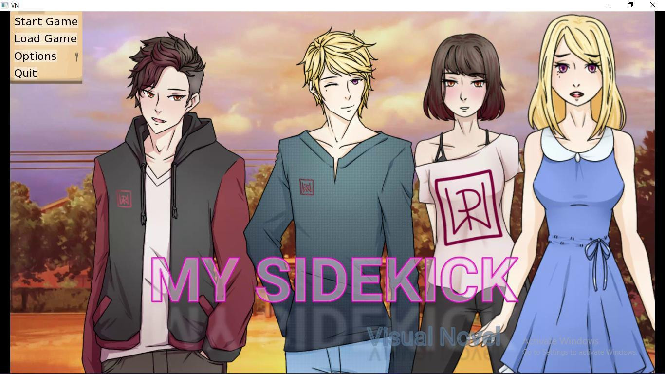 MY SIDEKICK (Visual Novel) (itch) - кадр 2