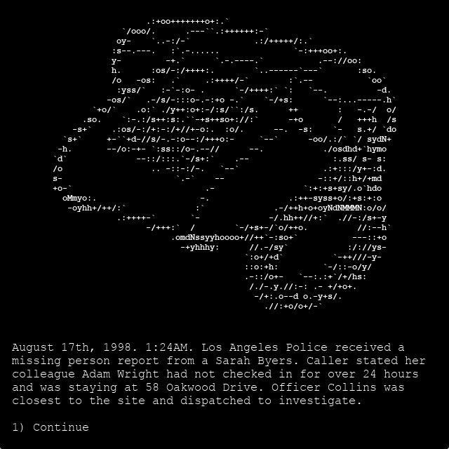 The Disappearance of Adam Wright (itch) - кадр 2
