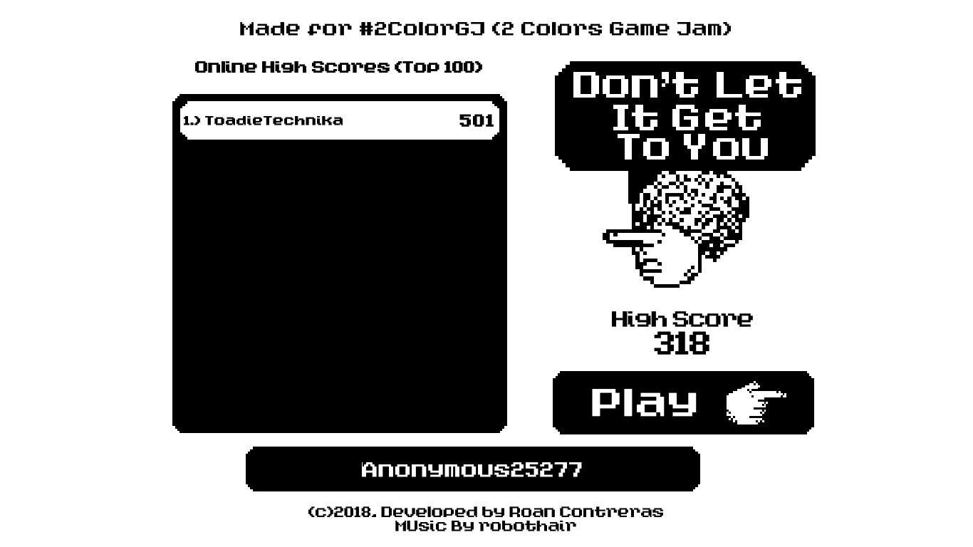 Don't Let It Get To You (itch) - кадр 3