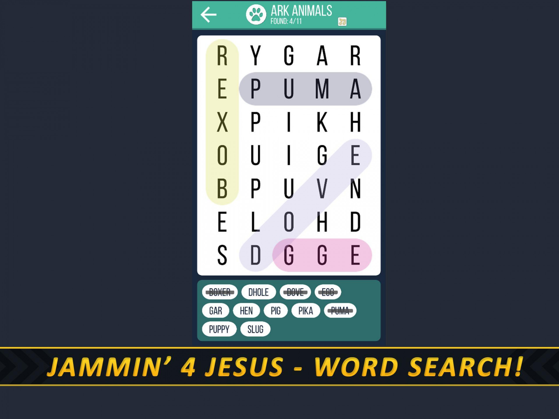 Jammin' 4 Jesus - Word Search (itch) - кадр 3