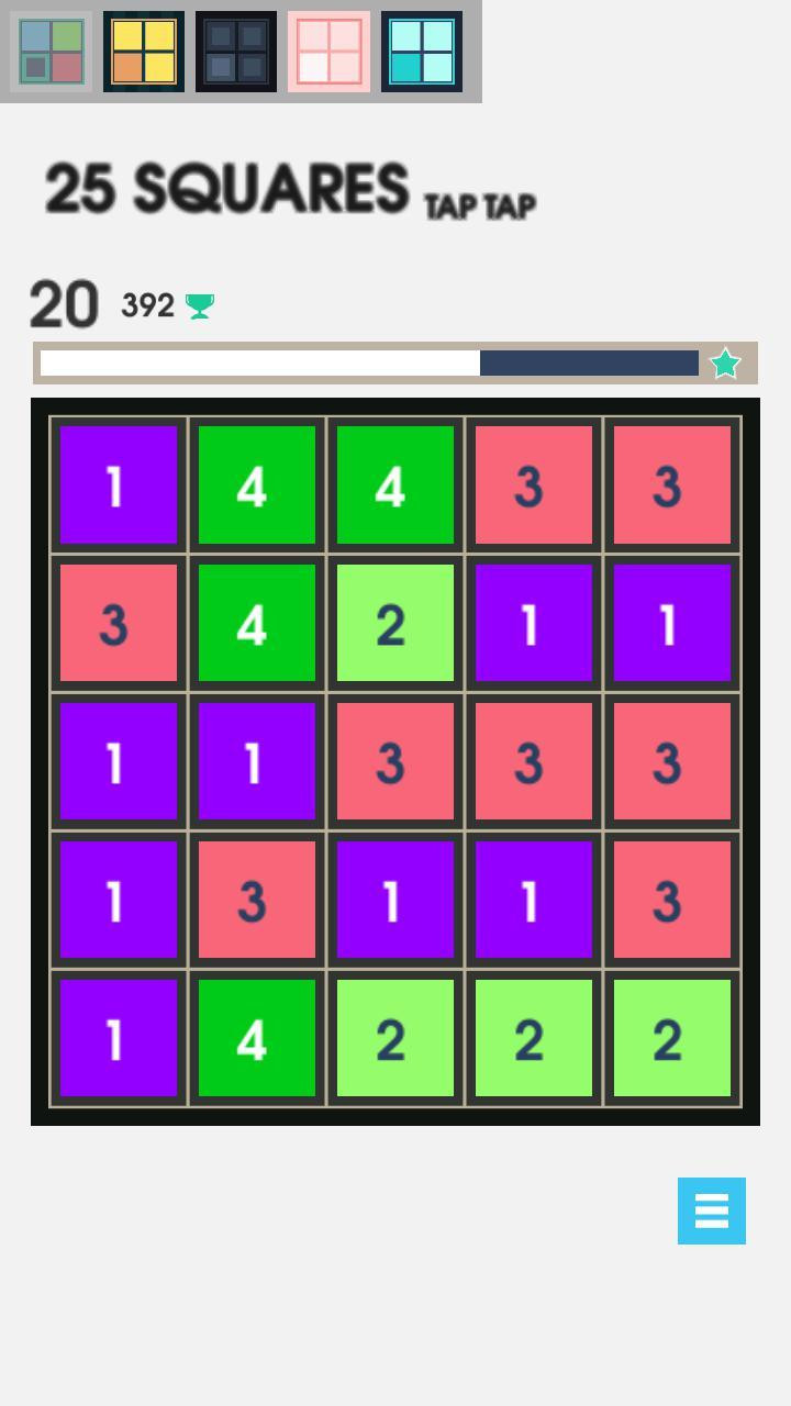 25 Squares - Tap Tap (itch) - кадр 2