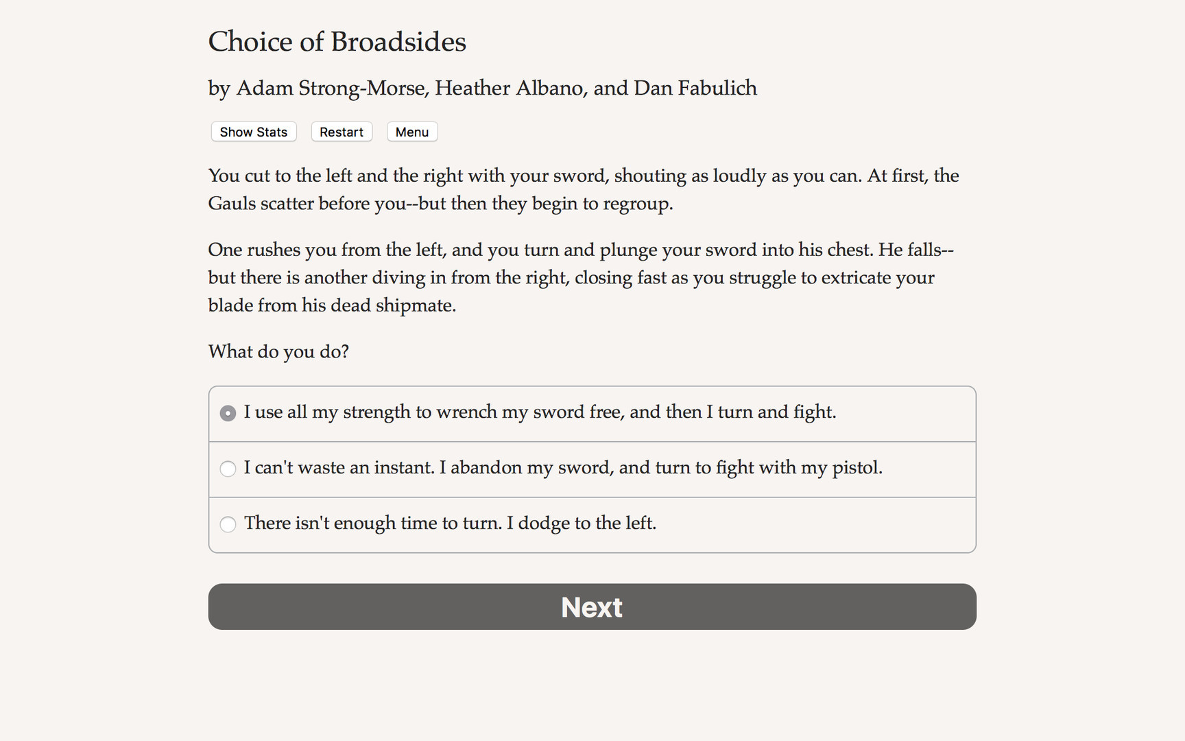Choice of Broadsides - кадр 3