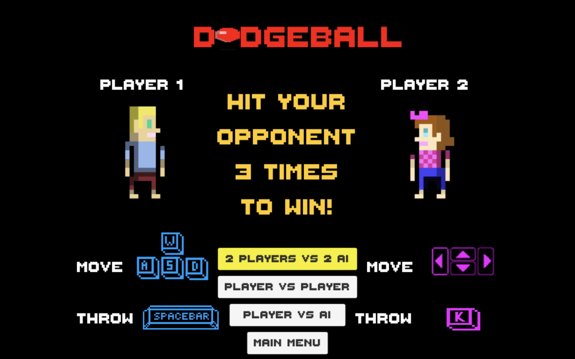 Dodgeball (itch) (nbondogji) - кадр 1