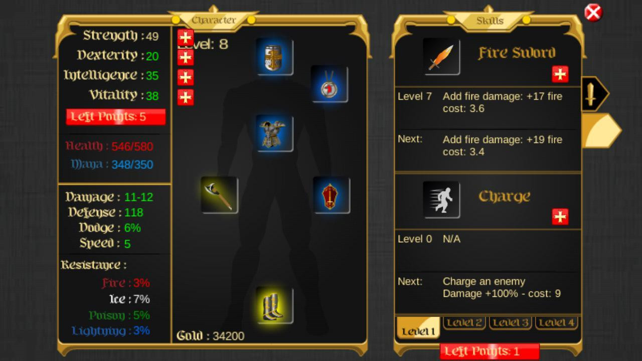 Forgotten Dungeon - Raise undead (itch) - кадр 3