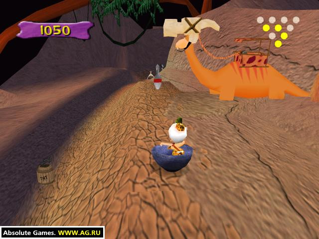 The Flintstones Bedrock Bowling - кадр 6