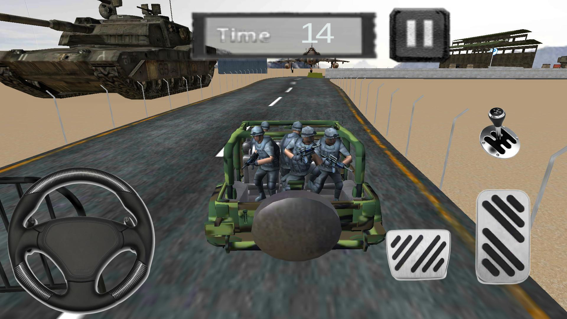 army jeep driving 4x4 parking (itch) - кадр 3