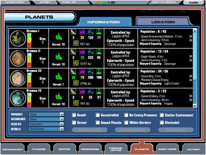 Master of Orion 3 - кадр 9