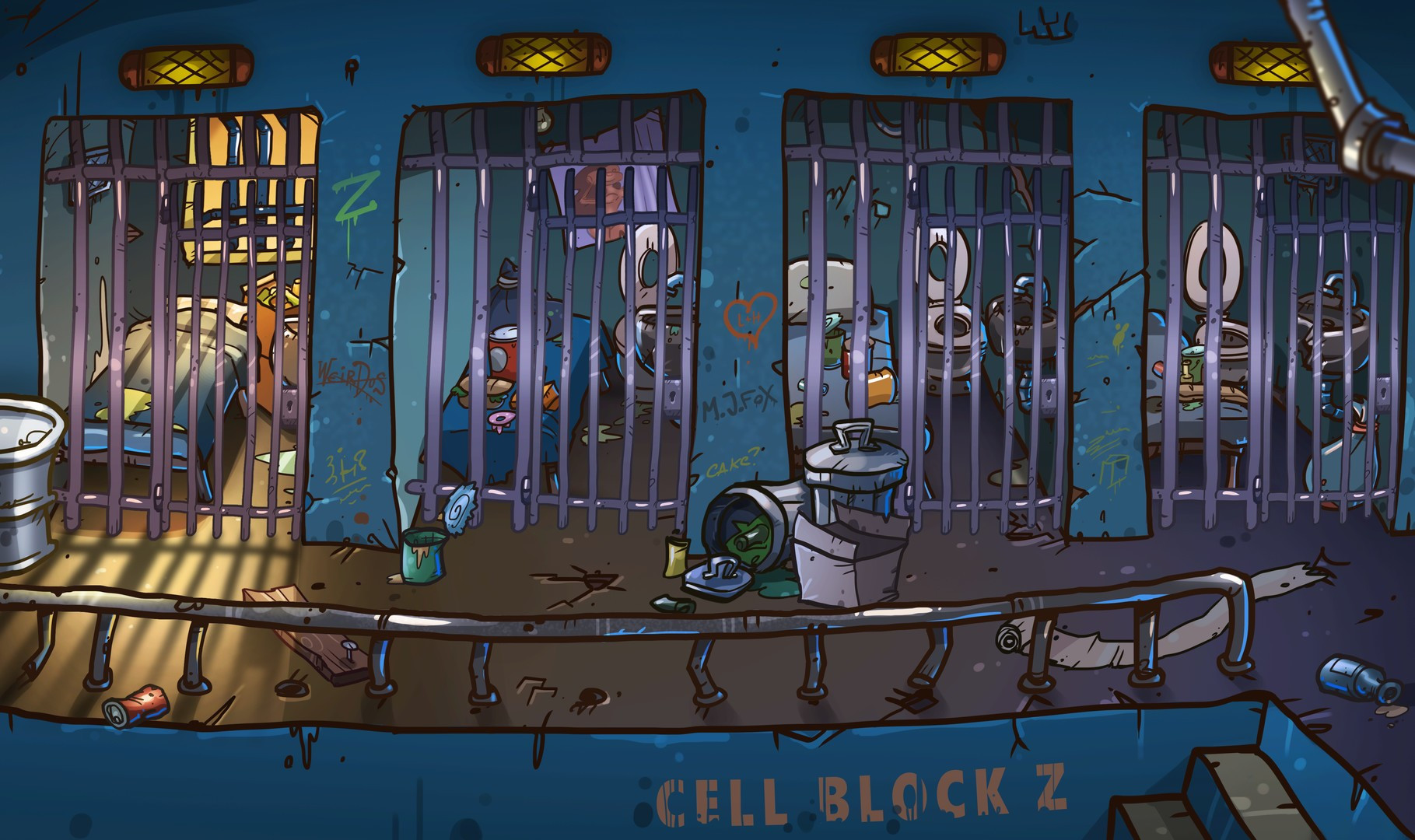 Scheming Through The Zombie Apocalypse Ep2: Caged - кадр 1