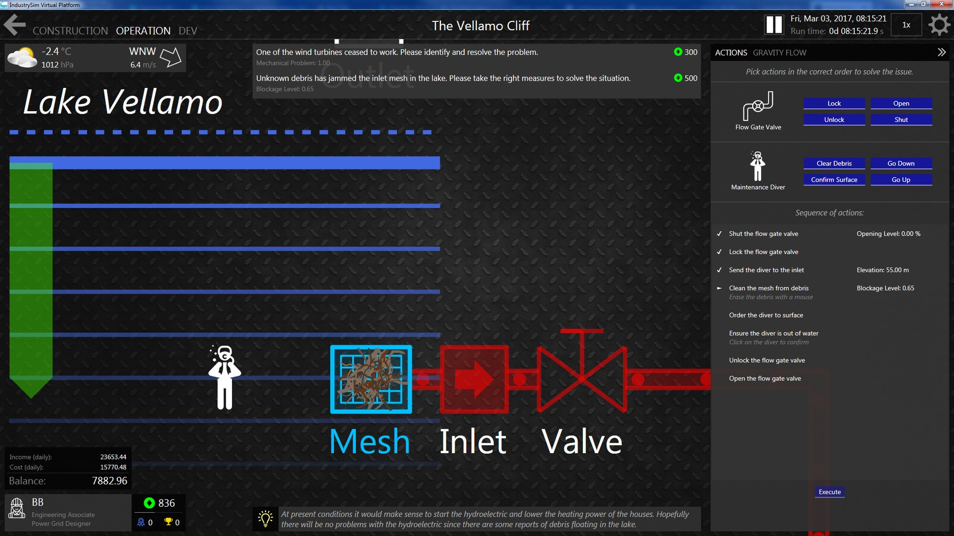 IndustrySim Virtual Platform - кадр 2