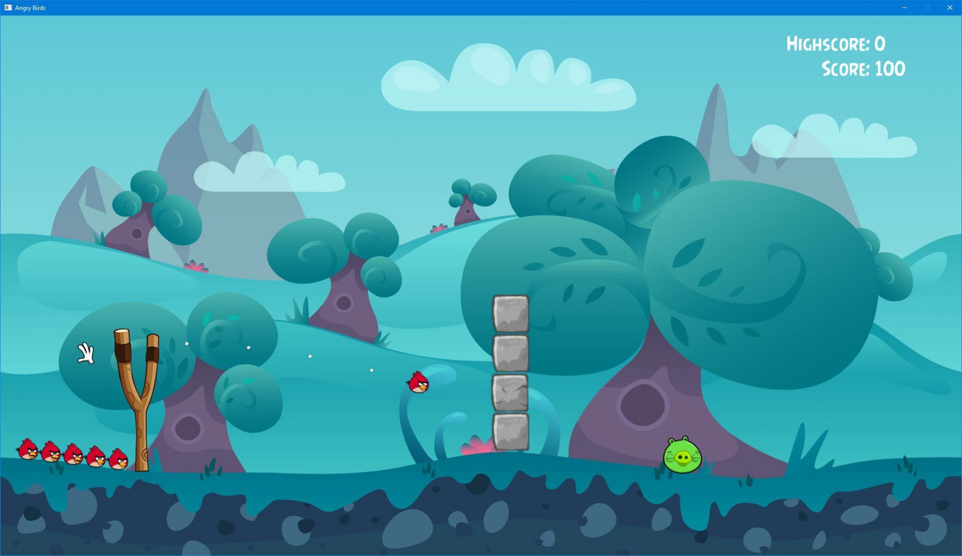 Non-Physics Angry Birds (itch) - кадр 1