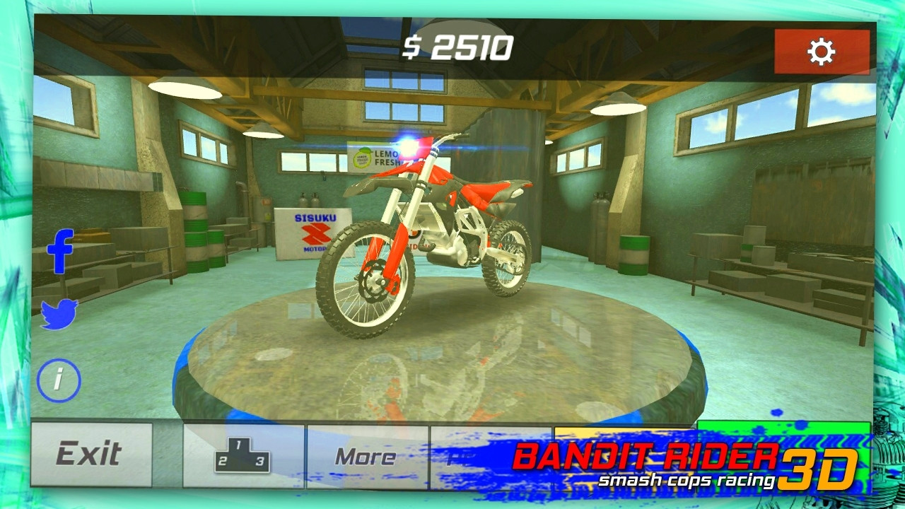 Bandit Rider 3D: smash cops racing (itch) - кадр 2