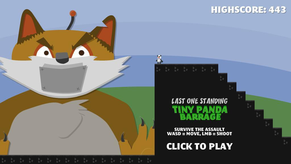 Last One Standing: Tiny Panda Barrage (itch) - кадр 3
