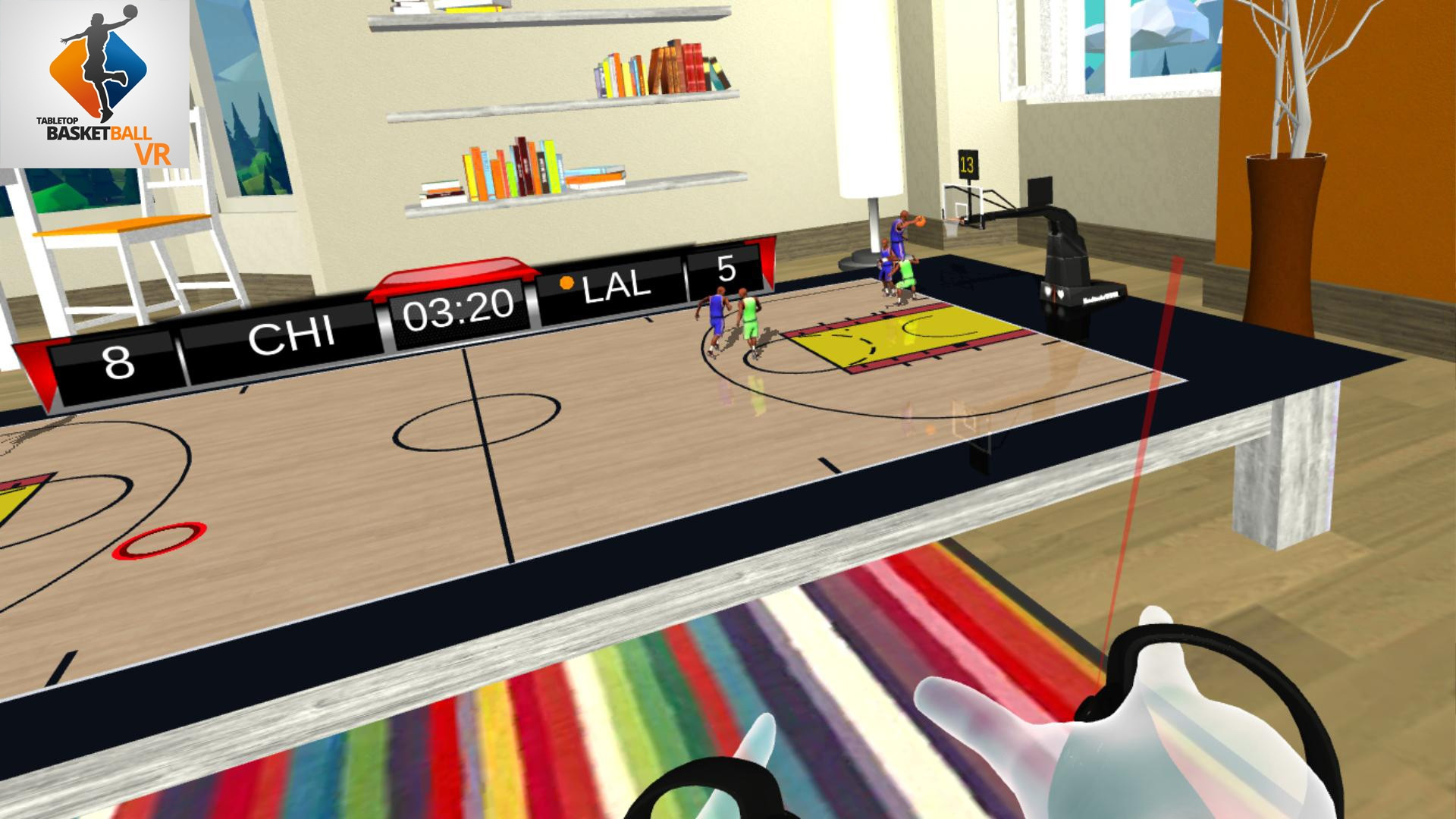 Tabletop Basketball VR - кадр 2
