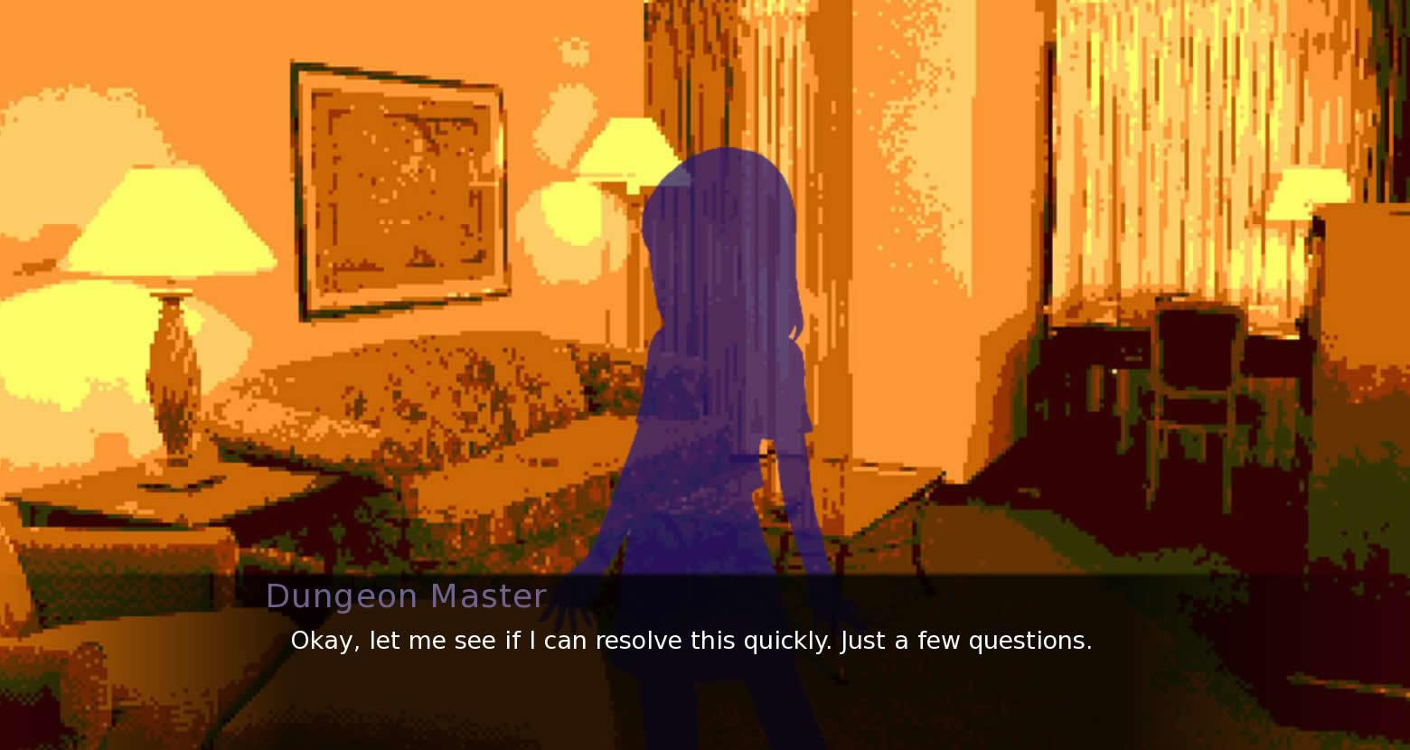 Suspicious Silhouette: A Roleplaying Mistery (itch) - кадр 2