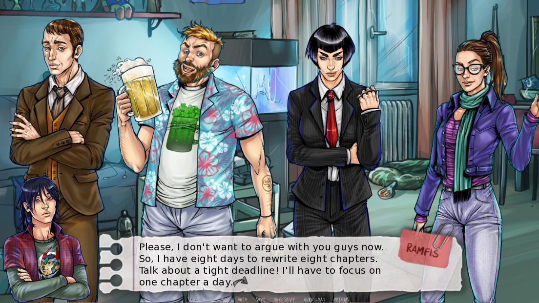 The Deadline - Visual Novel (Demo) (itch) - кадр 4