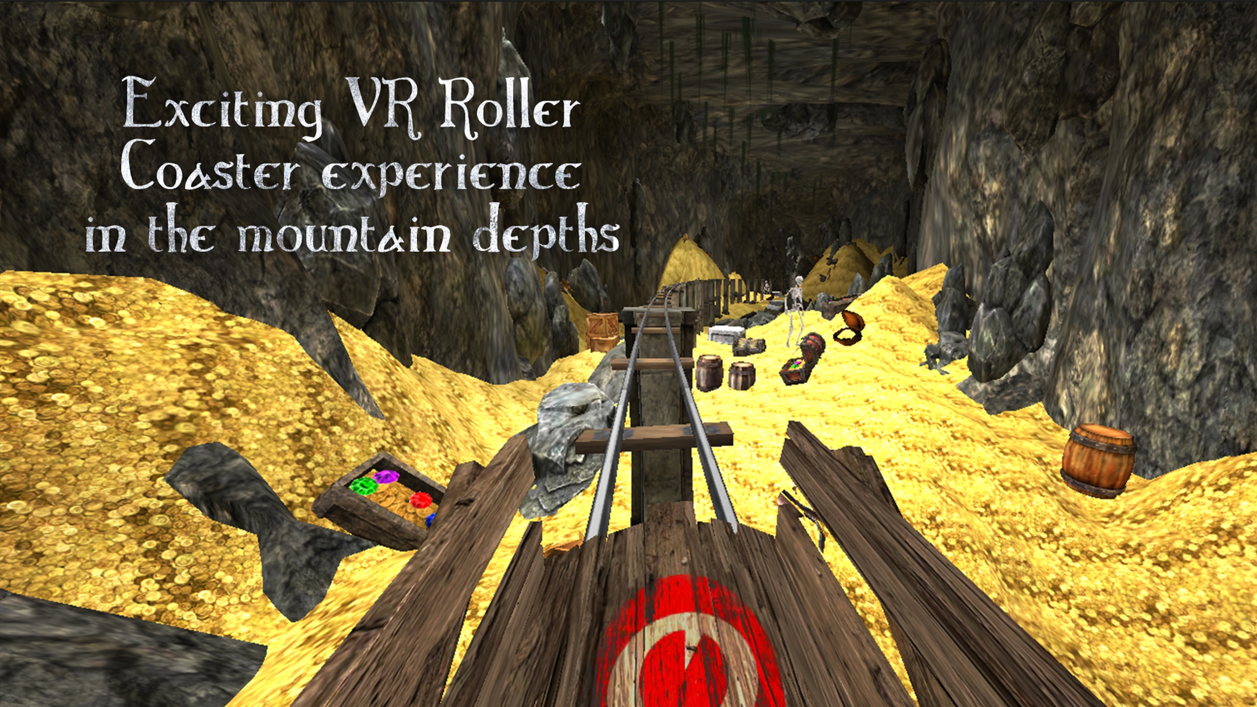 VR Roller Coaster - Cave Depths - кадр 3