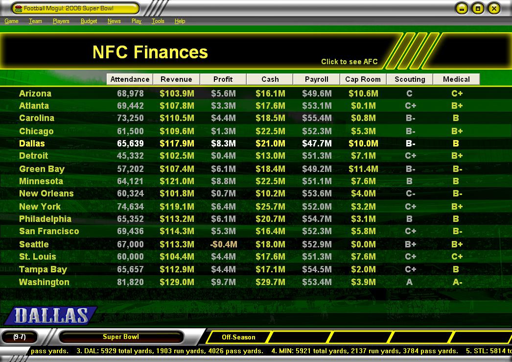 Football Mogul 2007 - кадр 11