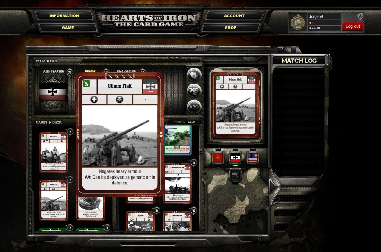 Hearts of Iron: The Card Game - кадр 4