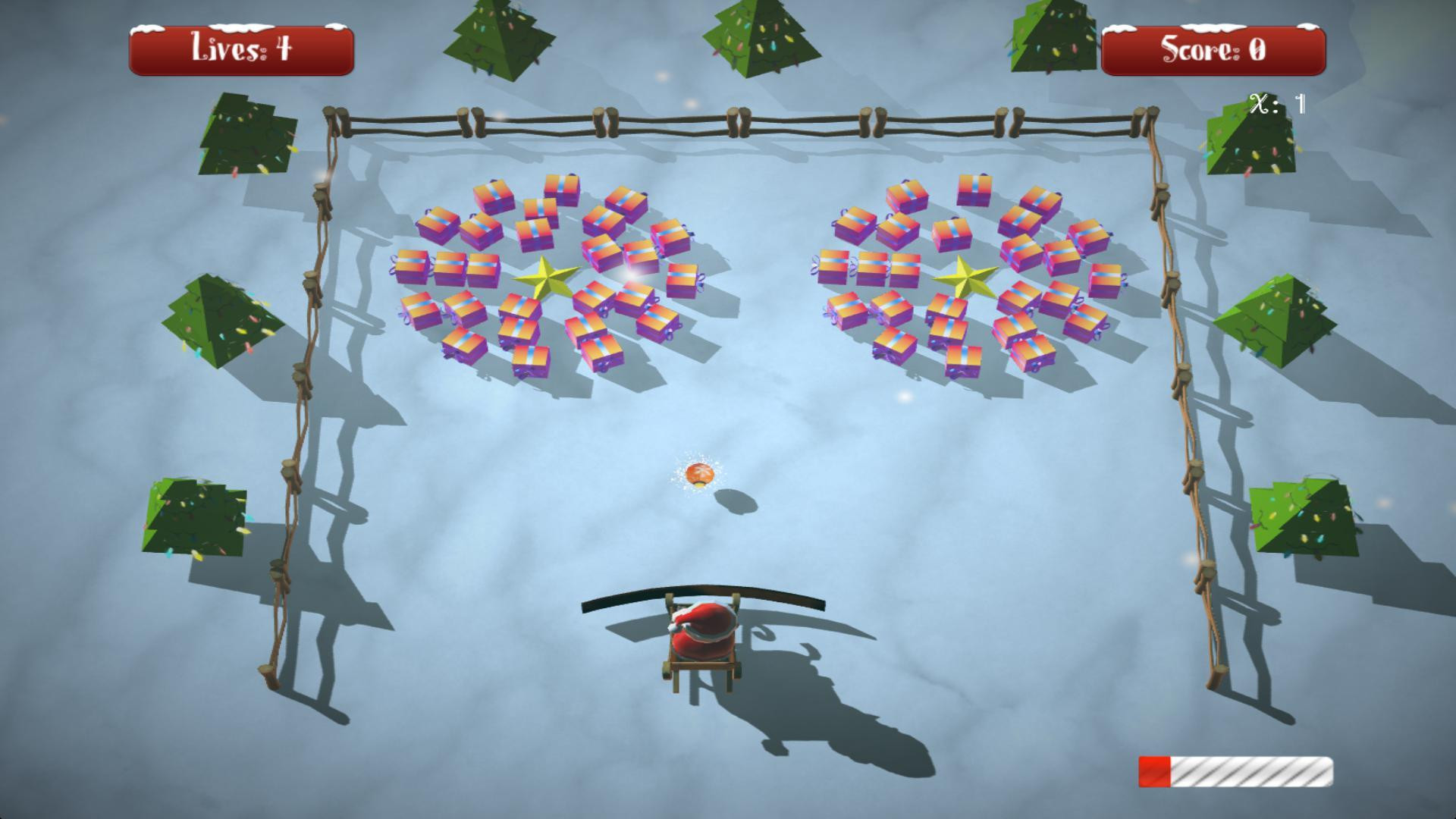 Christmas Brickout (itch) - кадр 2