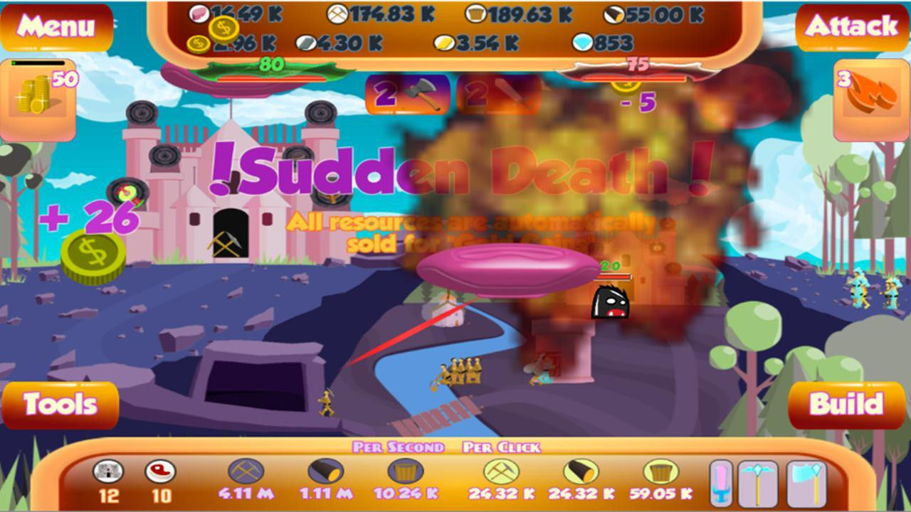Tap 'n' Build 2 - Tower Clicker ( Multiplayer td ) (itch) - кадр 3