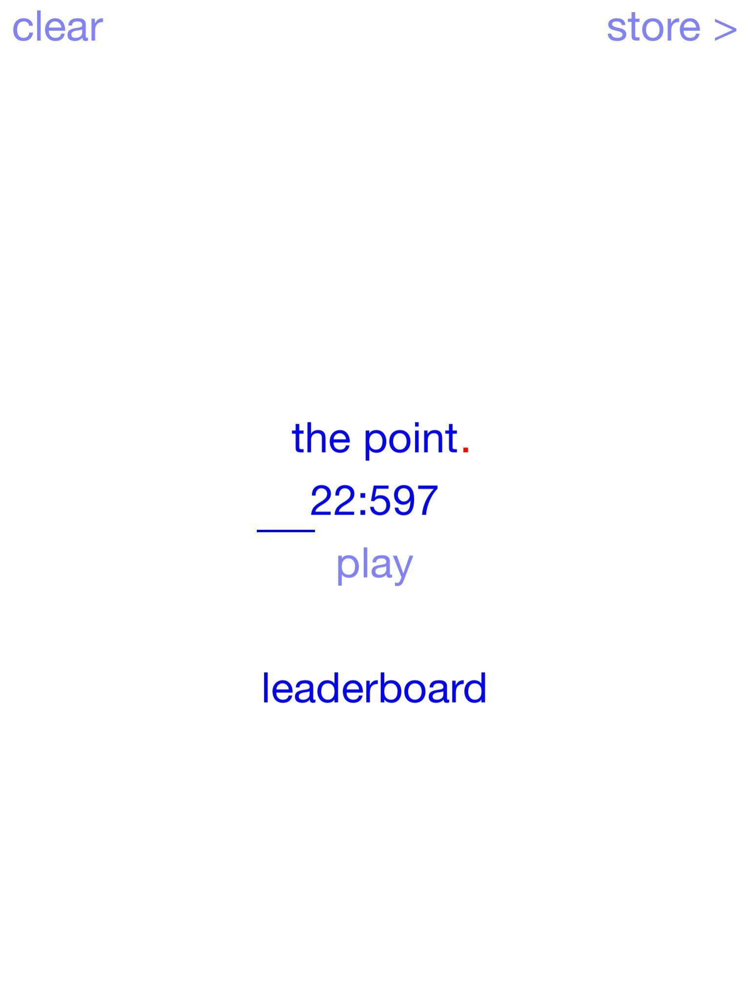 the point. (itch) - кадр 1