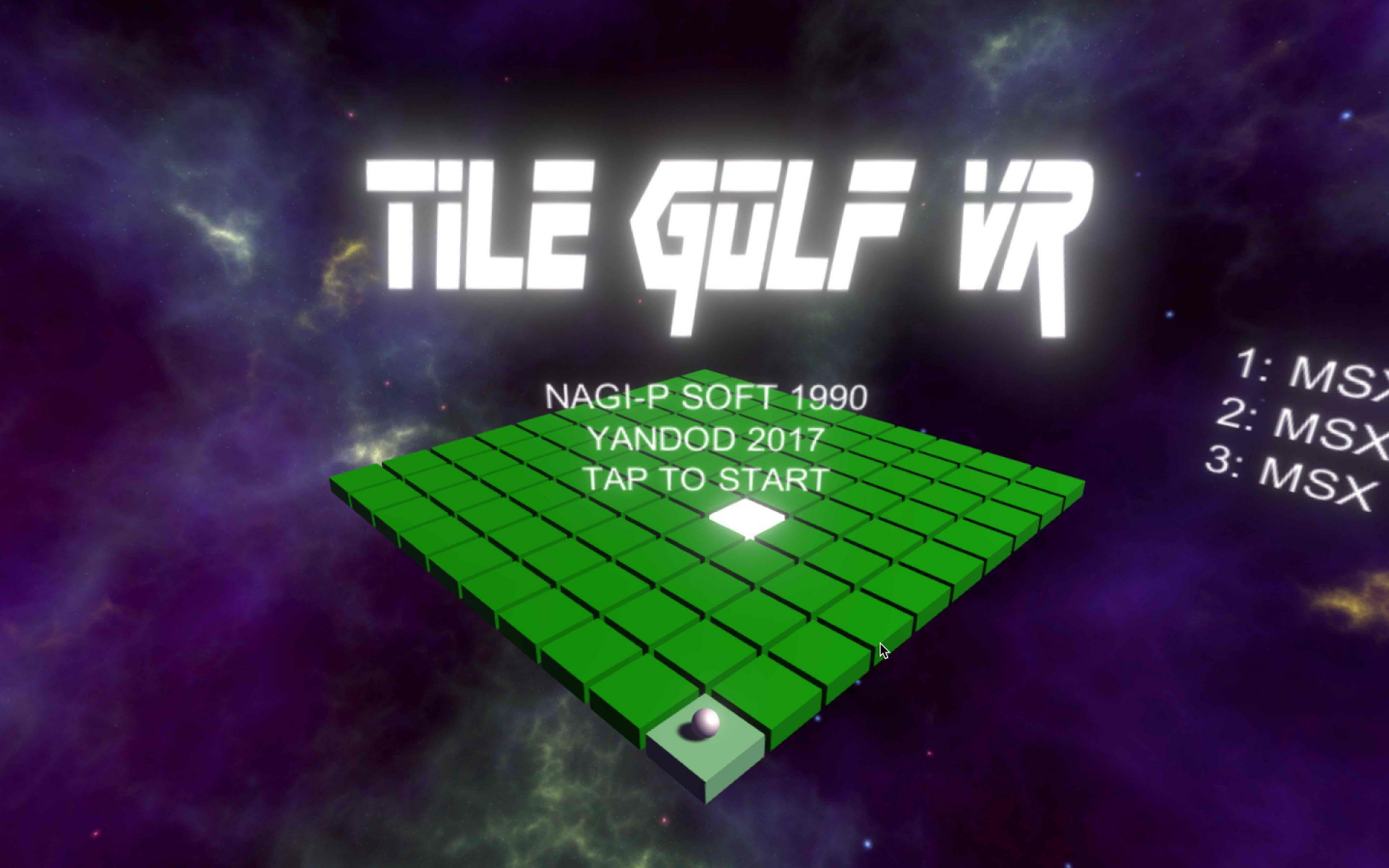 TILE GOLF VR (itch) - кадр 2