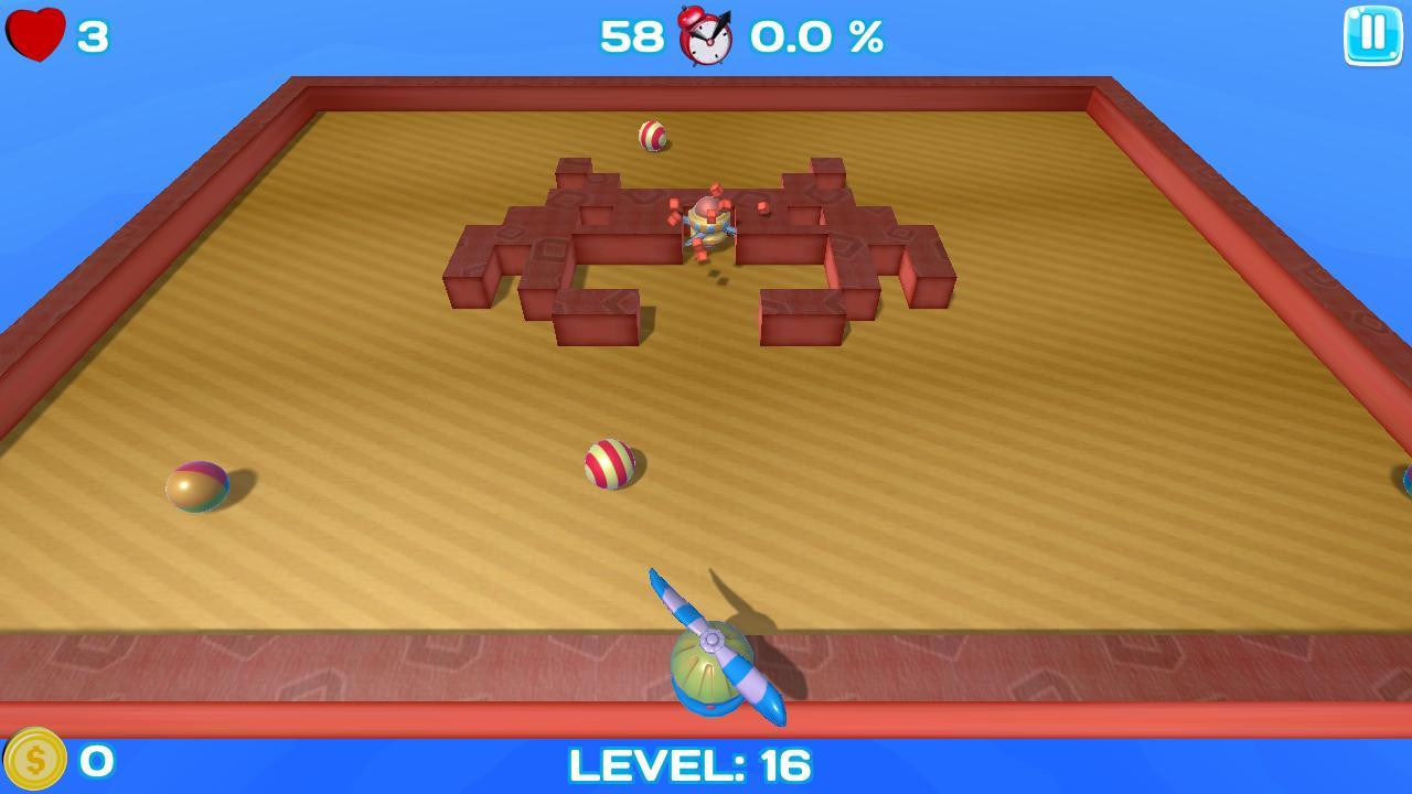 Nova Xonix 3D WebGL Online (itch) - кадр 2